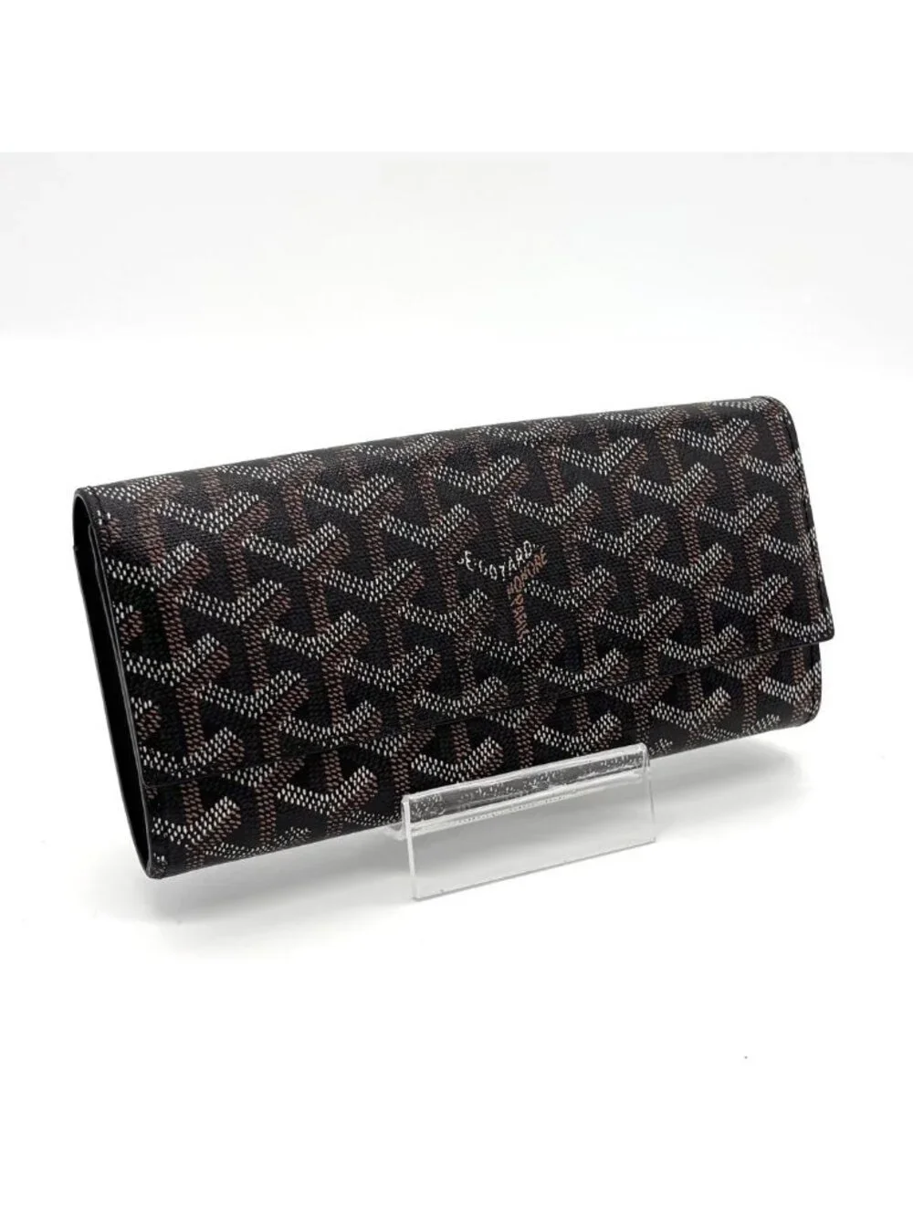 Goyard Varenne Wallet Bifold Flap Black